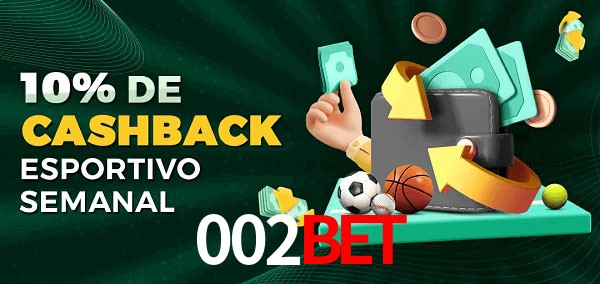 10% de bônus de cashback na 002Bet